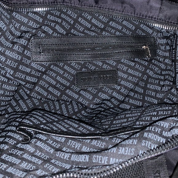 Steve Madden Black Carryall Tote Bag - Picture 9 of 12